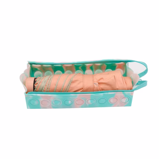 Nuovo stile antistress Fidget Pop It Push Bubble Borsa per ombrello in silicone con supporto per ombrello