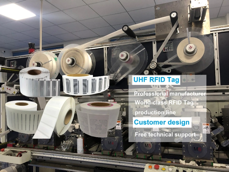 EPC GEN2 RFID UHF paper mini label for undergarment management