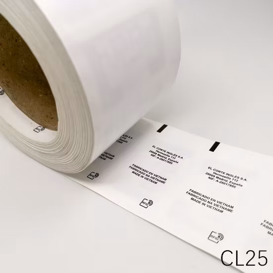 Degradable Care Label Eco-Friendly RFID Label RFID UHF Care Label for Clothing