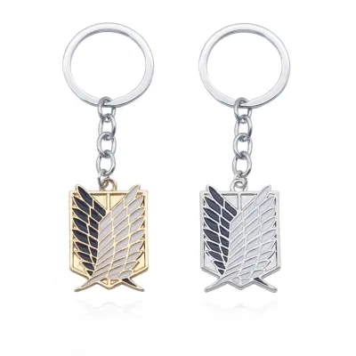 Collana con targhetta con nome in acciaio inossidabile Attacco Anime su Titano, design personalizzato, moda promozionale, con perline rotonde